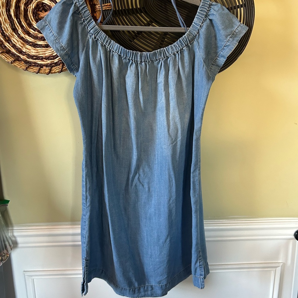 Cloth & Stone Light Blue Denim Dress - Picture 5 of 7